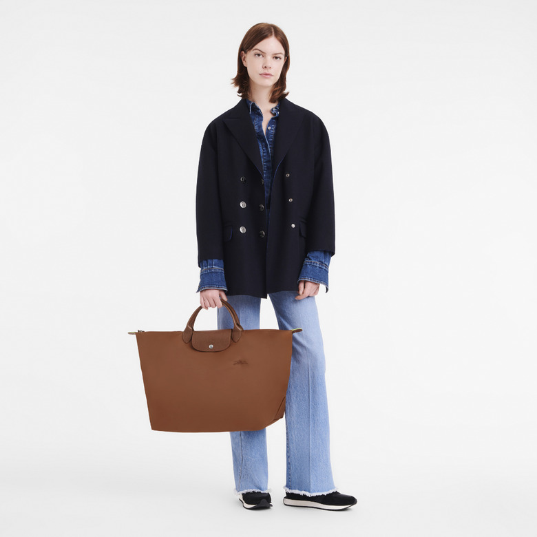 Longchamp reisetasche braun 3