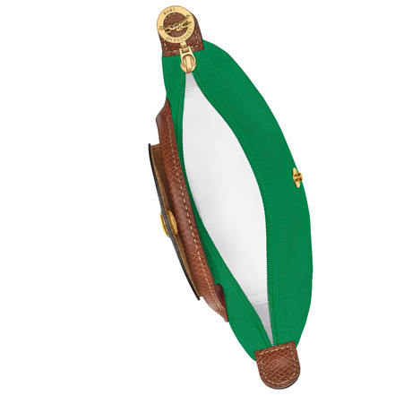 Longchamp trousse de maquillage vert