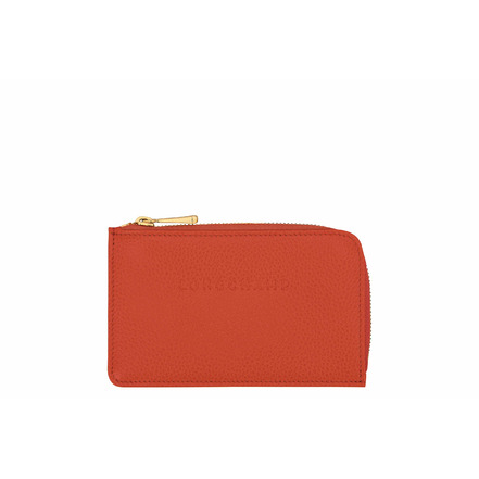 Longchamp porte-cartes orange