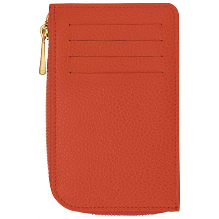 Longchamp porte-cartes orange