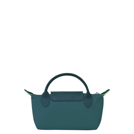 Longchamp trousse de maquillage vert