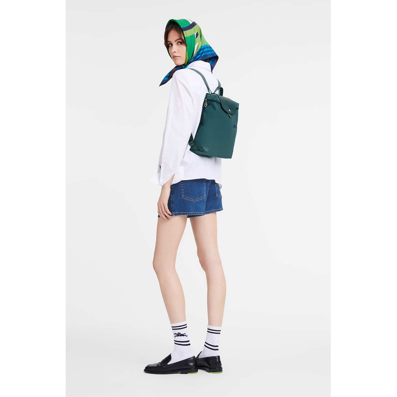 Longchamp backpack green 2