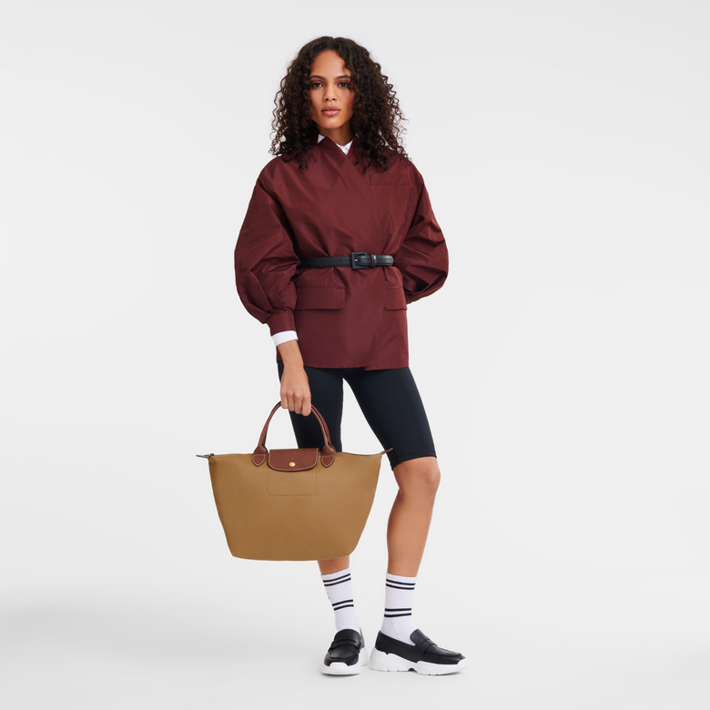 Longchamp sac à main camel 3