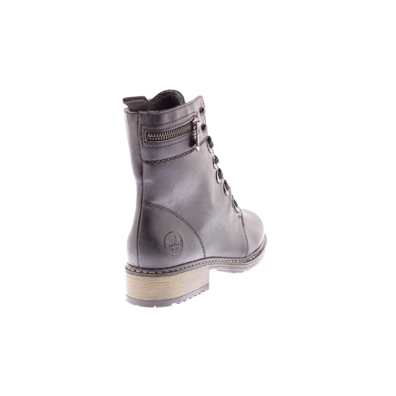 Rieker chaussures à lacets noir 4