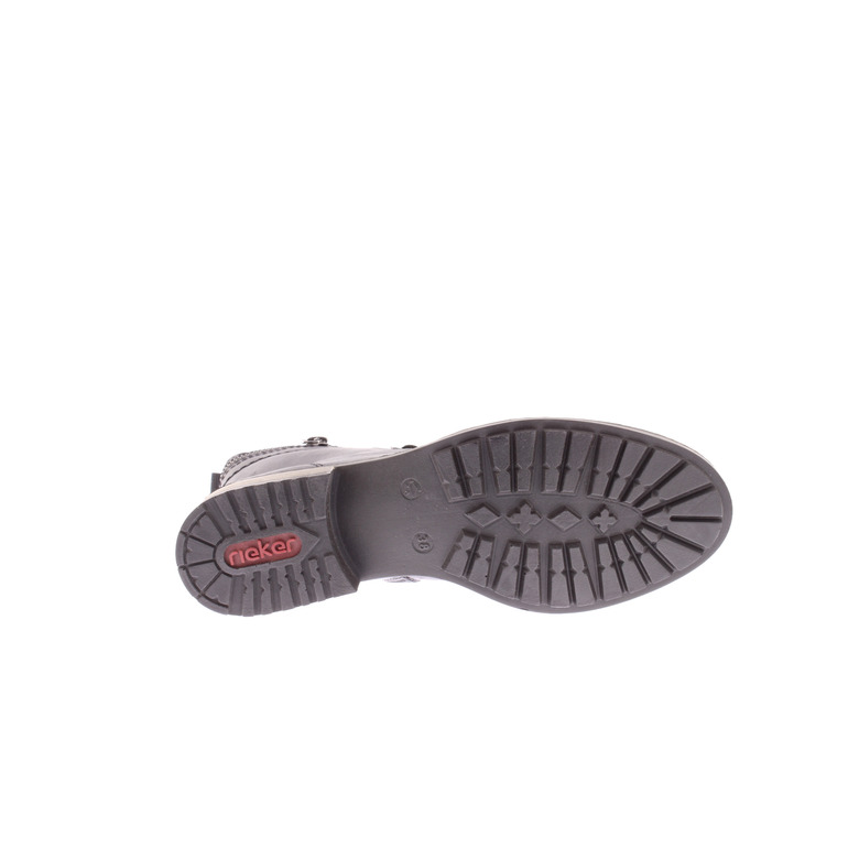 Rieker chaussures à lacets noir 5