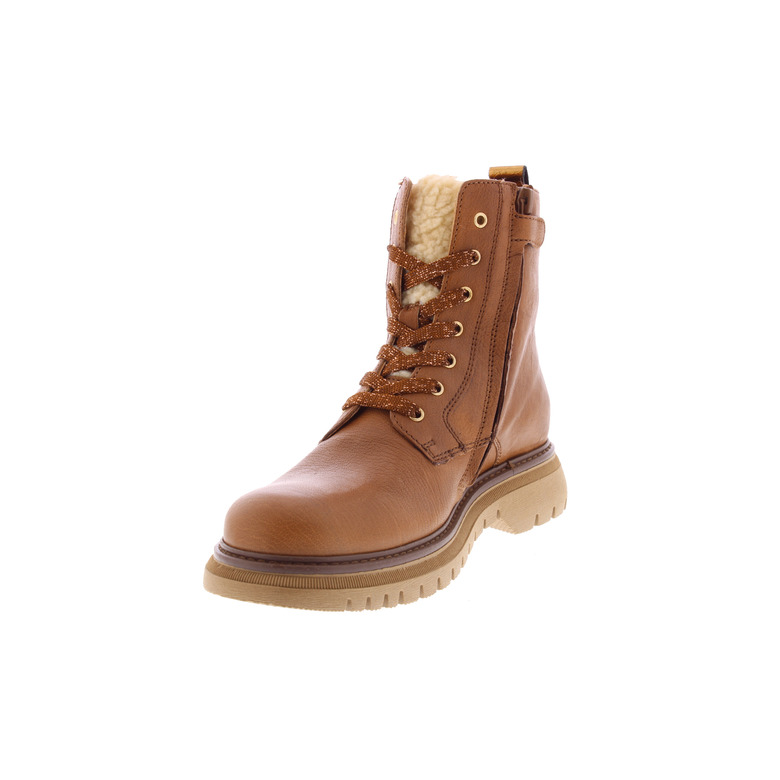 Franco Romagnoli high shoes cognac 3