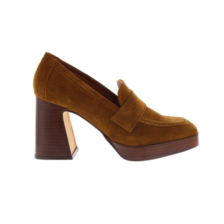 Angel Alarcon moccasins cognac