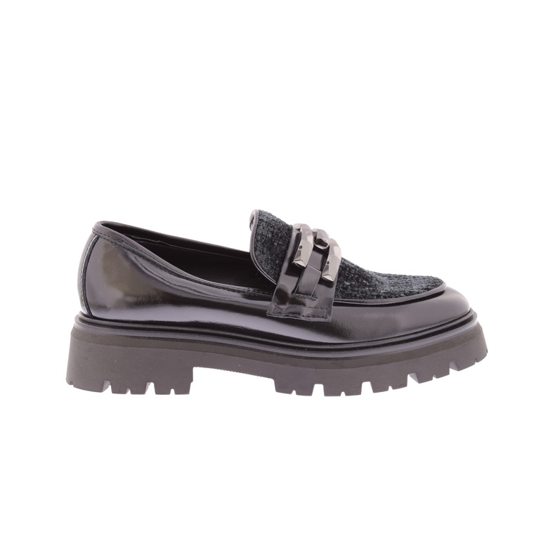 Gianluca Pisati mocassins zwart 1