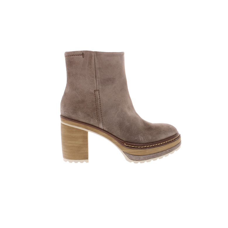 Pons Quintana enkellaarsjes taupe 1