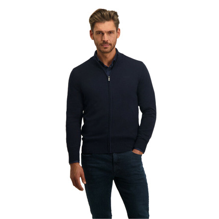 State Of Art cardigan bleu