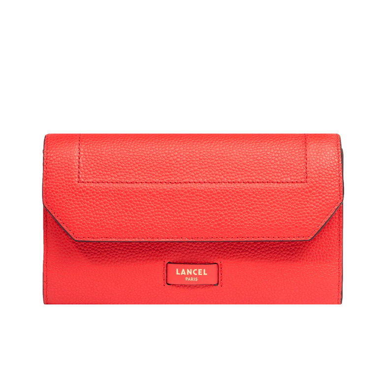 Lancel crossbody red