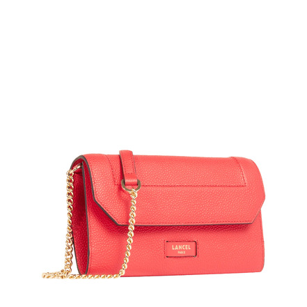 Lancel crossbody red