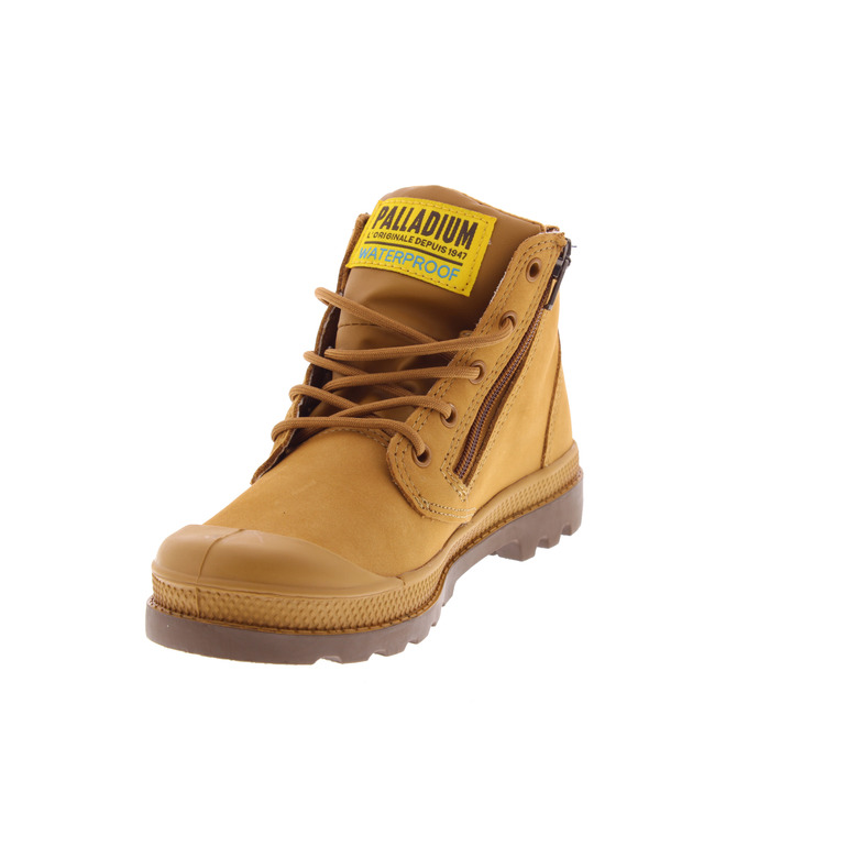 Palladium high shoes cognac 3