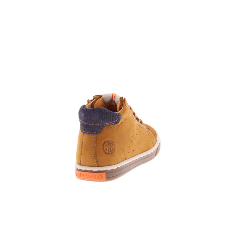 Babybotte lace shoes cognac 4