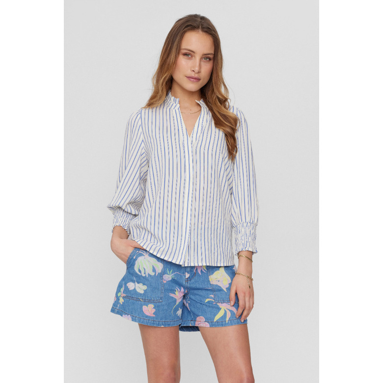 Numph blouse blue 2