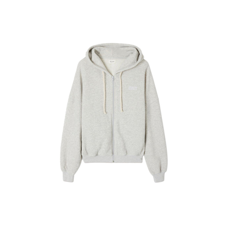 American Vintage hoodie gris 1