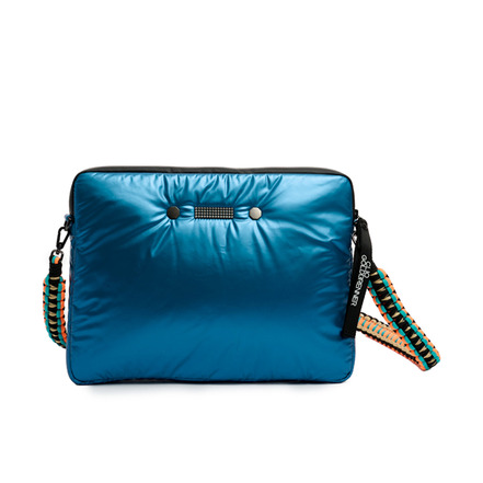 Clio Goldbrenner umhängetasche blau