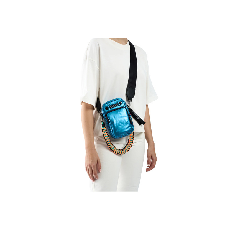 Clio Goldbrenner tasche für smartphone blau 3