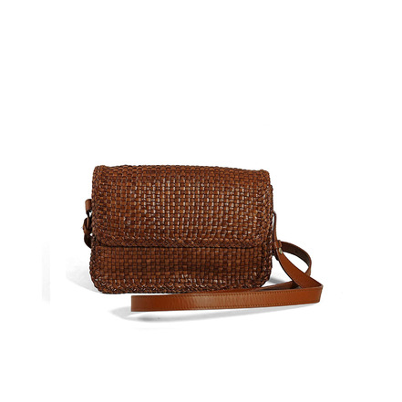 Allan K sac bandoulière cognac