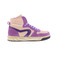 Hip high shoes violet
