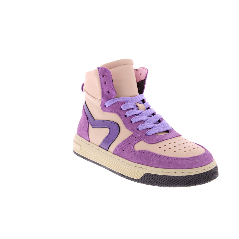 Hip high shoes violet 2