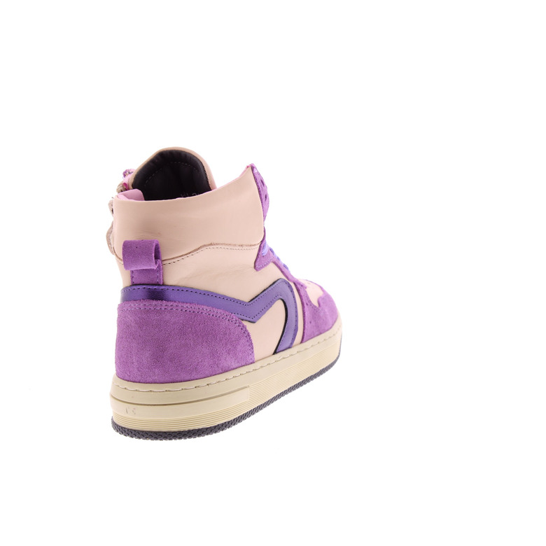 Hip high shoes violet 4