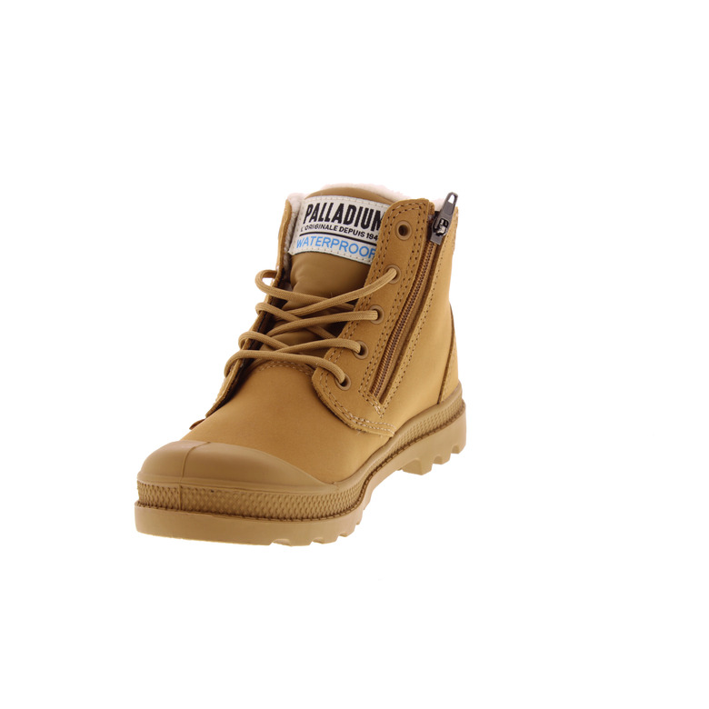 Palladium high shoes camel 3