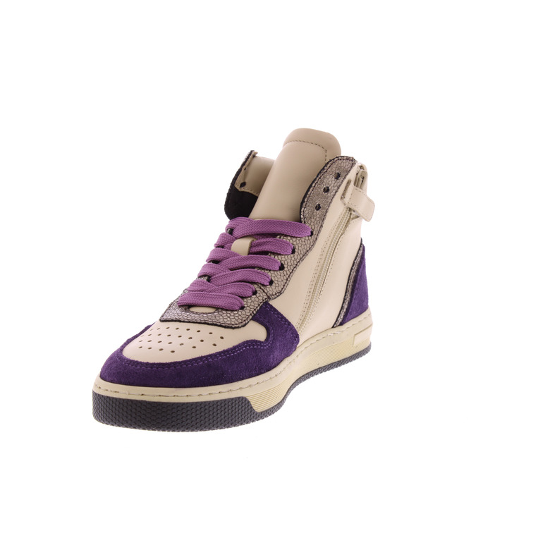 Hip high shoes violet 3