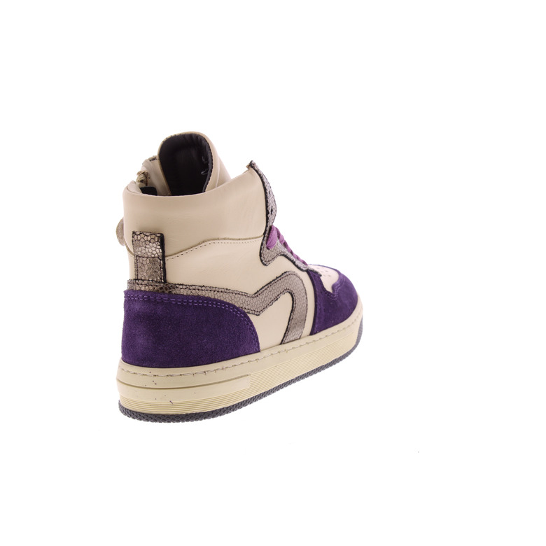 Hip high shoes violet 4