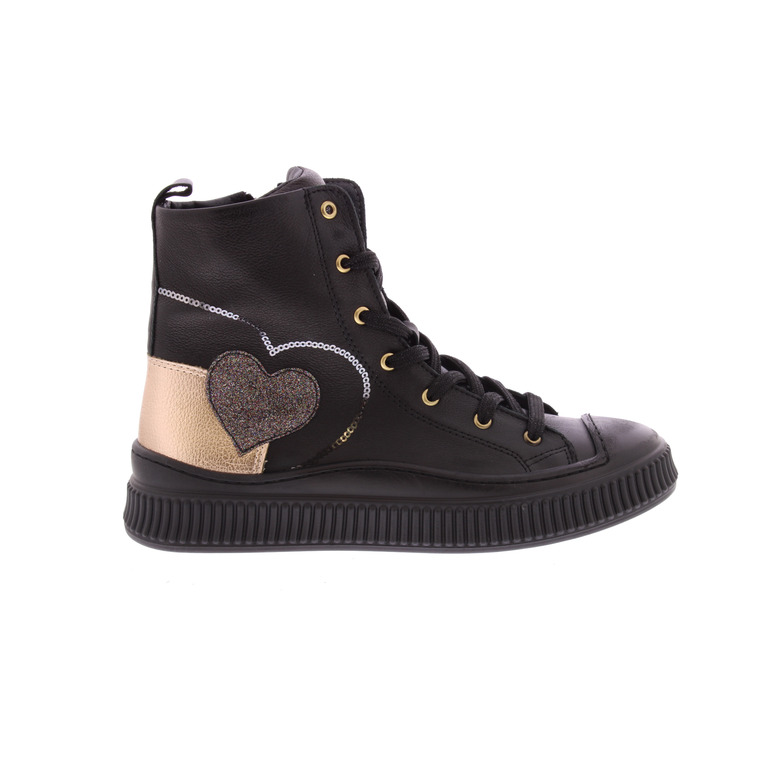 Little David high shoes black 1