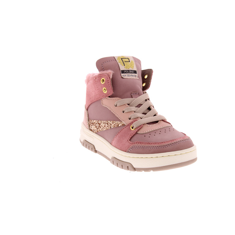 Poldino high shoes pink 2