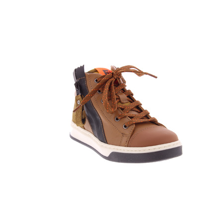 Fr hoge schoenen cognac