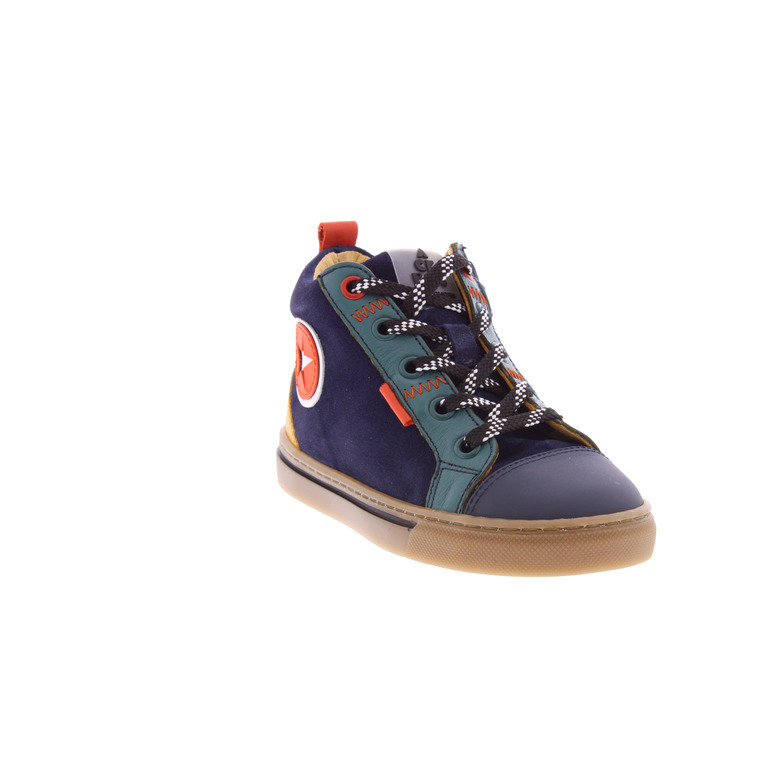 Acebo's high shoes blue 2