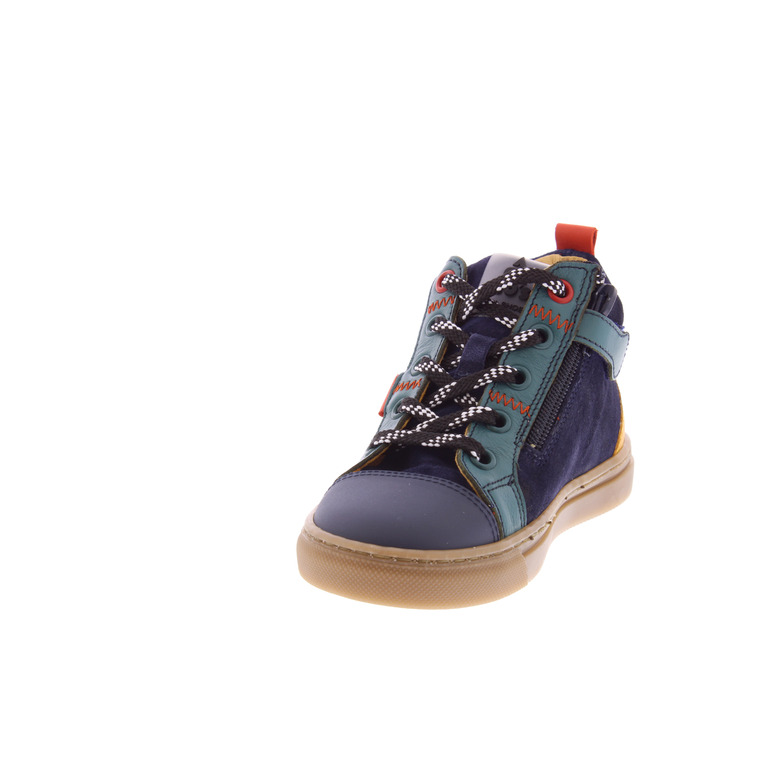 Acebo's high shoes blue 3