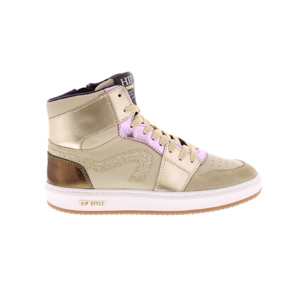 Hip high shoes lightbrown