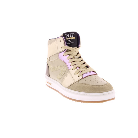 Hip high shoes lightbrown