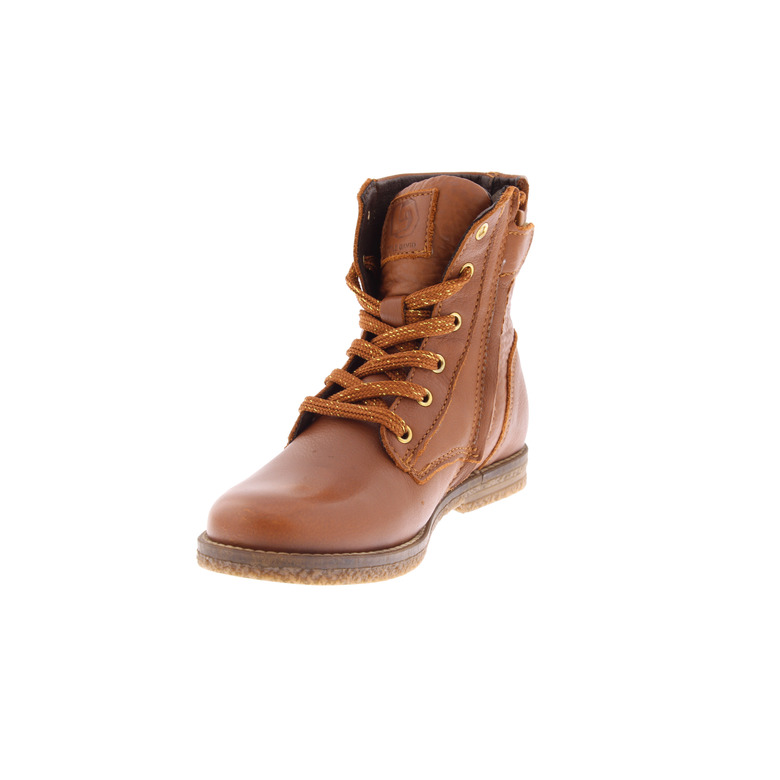 Little David high shoes cognac 3