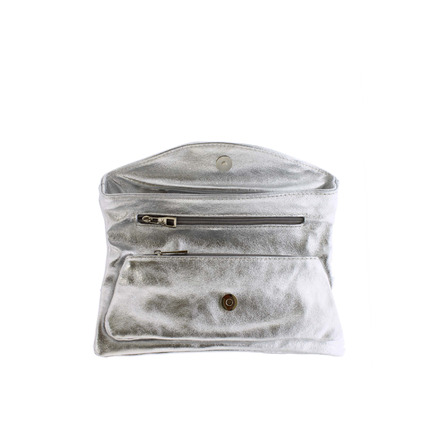 Andrea Cardone clutch silber