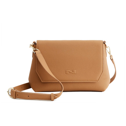 Nathan-baume schoudertas cognac