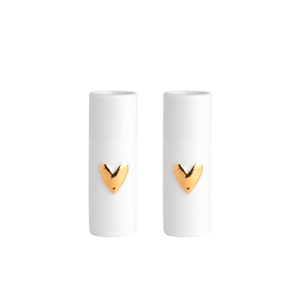 Rader décoration pour bougies blanc