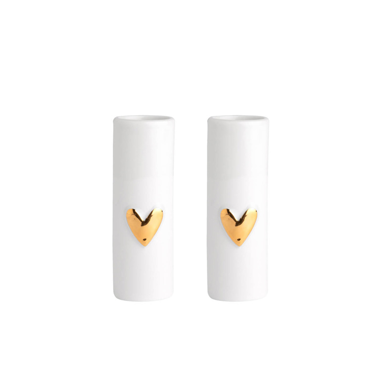 Rader décoration pour bougies blanc 1