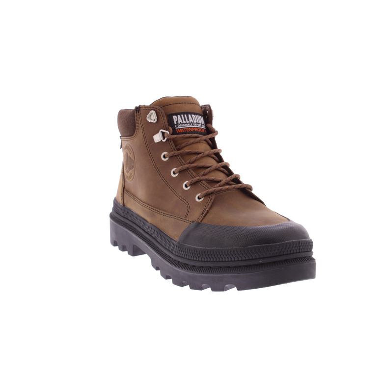 Palladium chaussures hautes brun 2