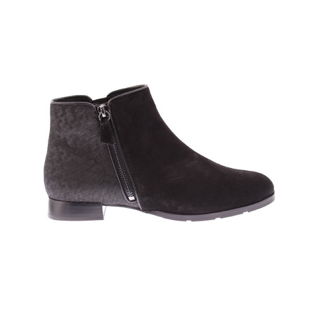 Hassia enkellaarsjes zwart