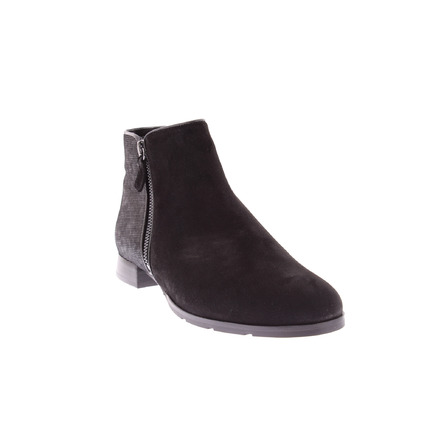 Hassia enkellaarsjes zwart