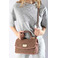 Woomen Vegan sac bandoulière brun 4