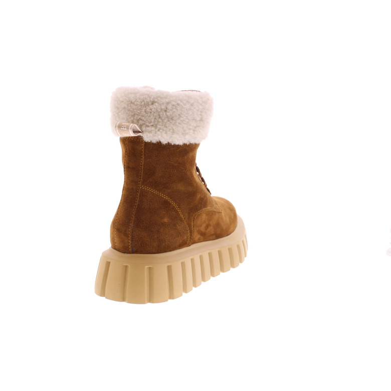 Voile Blanche chaussures à lacets cognac 4