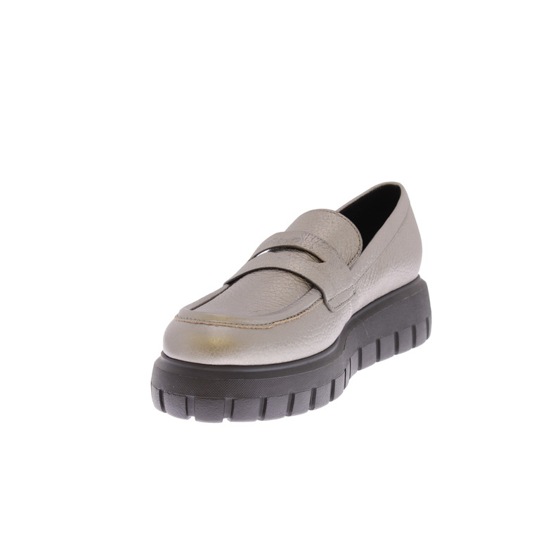 Gabor moccasins silver 3