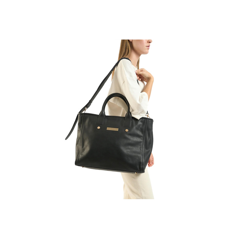 Clio Goldbrenner shopper zwart 4