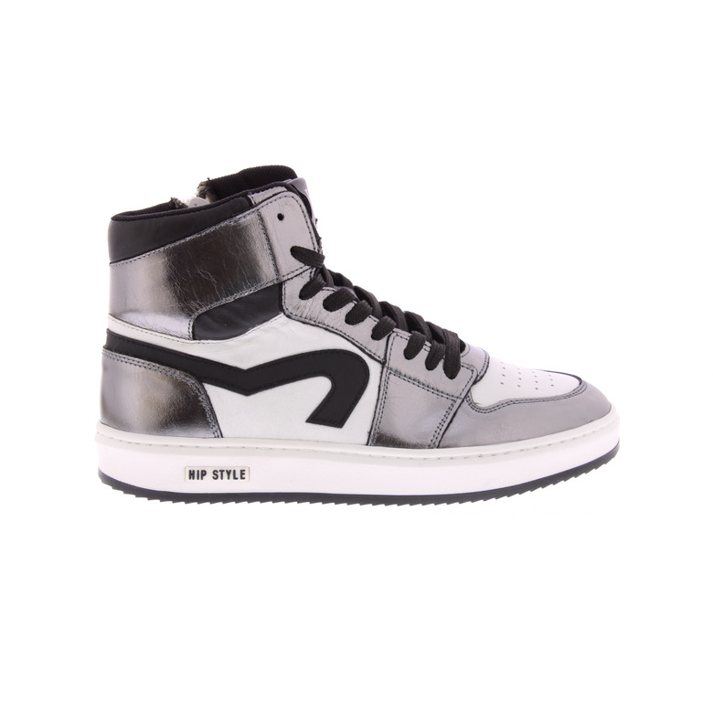 Hip high shoes silver 1