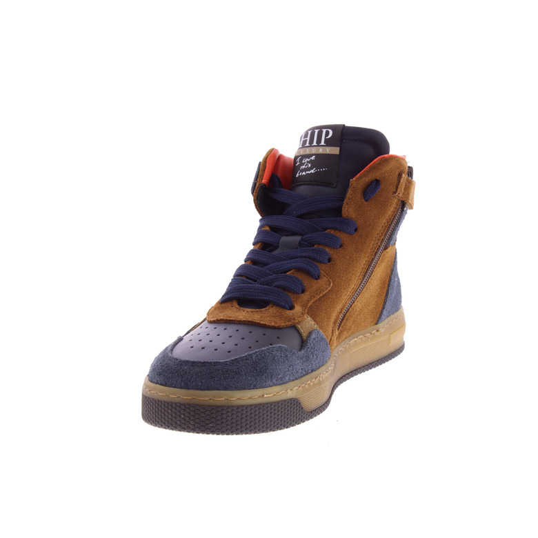 Hip high shoes blue 3